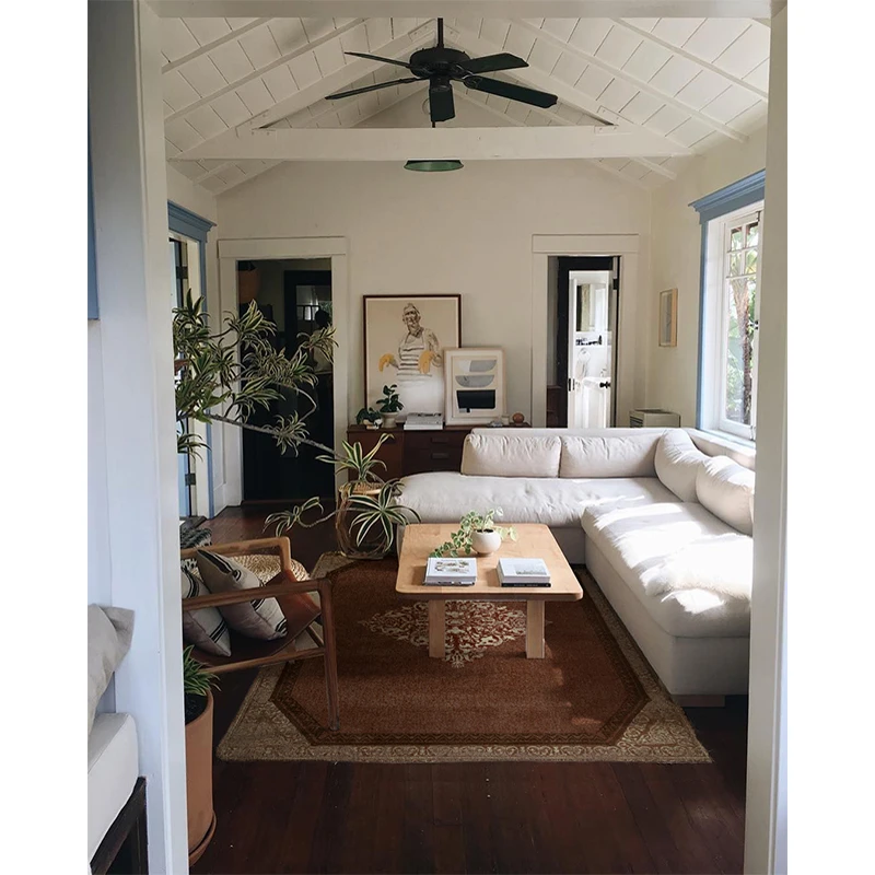 若奈地毯中古典藏款！英国乌木地板色波斯毯老钱风新西兰羊毛地垫