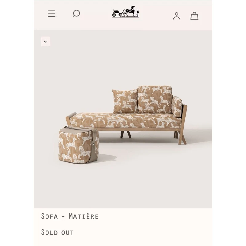 若奈家具 Herm@s Deco皇家马匹沙发床两用懒人躺椅实木布艺长椅书