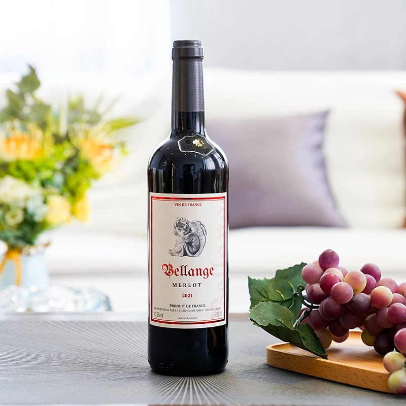 波朗天使干红葡萄酒2021法国进口红葡萄酒原瓶原装红酒干红葡萄酒
