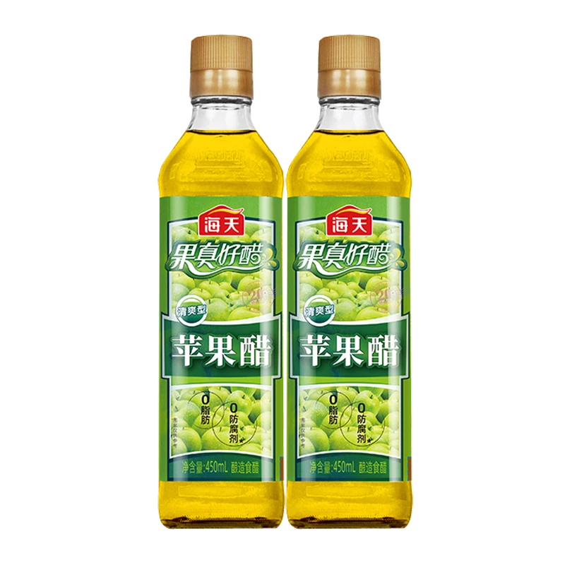 HADAY/海天苹果醋450ml清爽果醋酿造食醋拌凉菜沙拉鸡尾酒调味