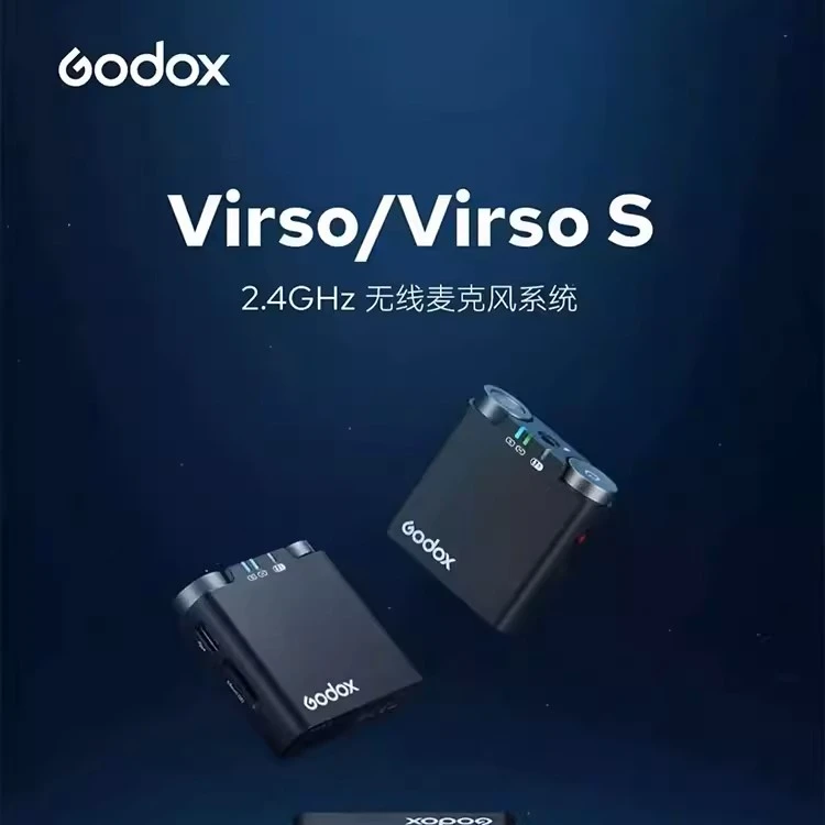 Godox神牛Virso/Virso S无线麦克风适用索尼M1/M2接口录音设备
