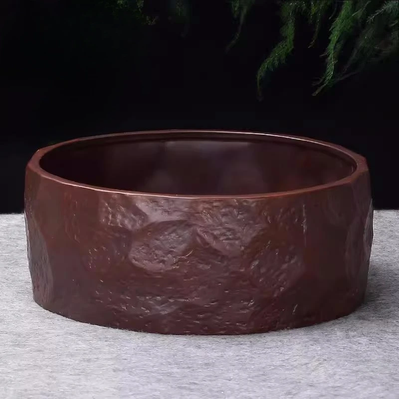 柴烧复古茶洗特大号笔洗水盂陶瓷紫砂功夫泡茶具家用洗茶杯的器皿