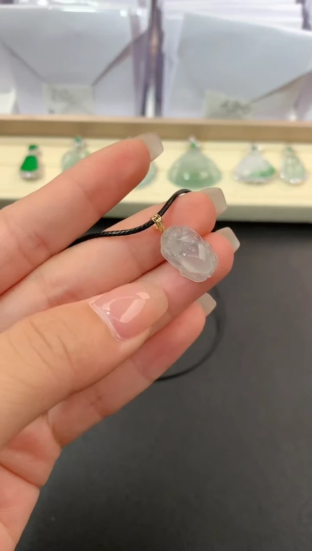 【闪购商品】翡翠颈饰18K金镶嵌A508 多样性发一件