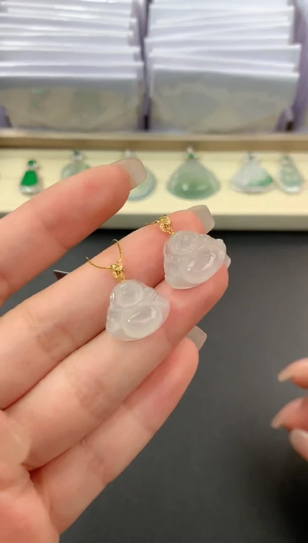 【闪购商品】翡翠颈饰18K金镶嵌A461 多样性发一件