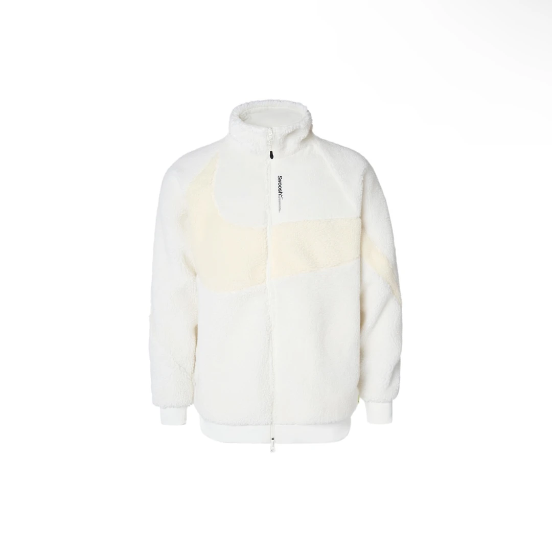 Nike 立领双面穿羊羔绒保暖夹克外套 FB1910