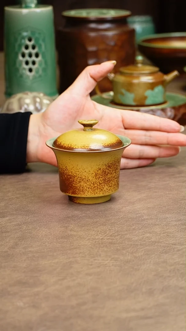 【闪购商品】青瓷盖碗