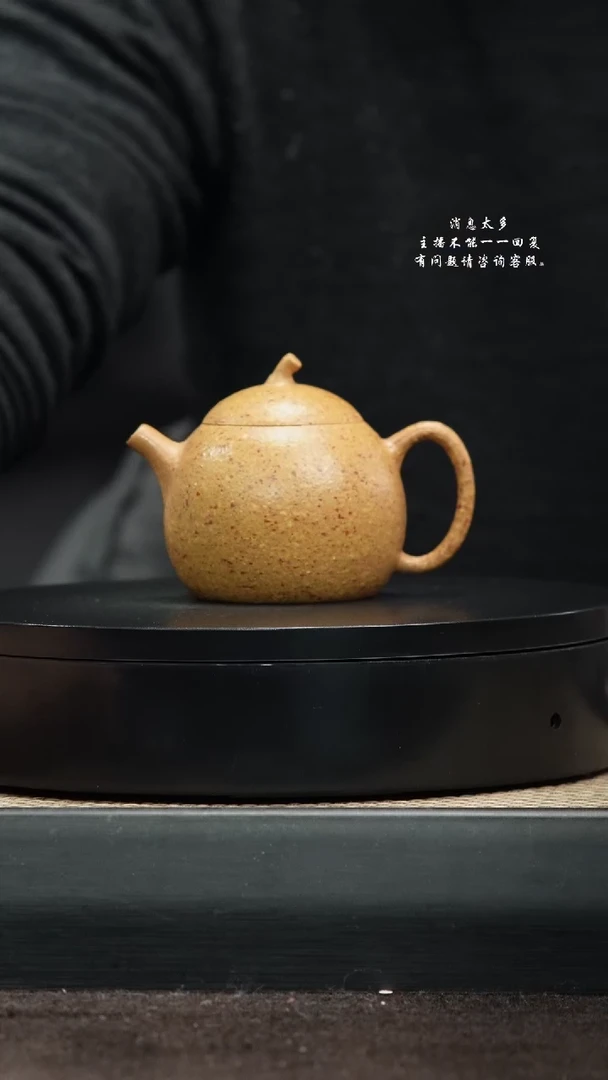 【闪购商品】紫砂茶壶102粗砂茄瓜壶