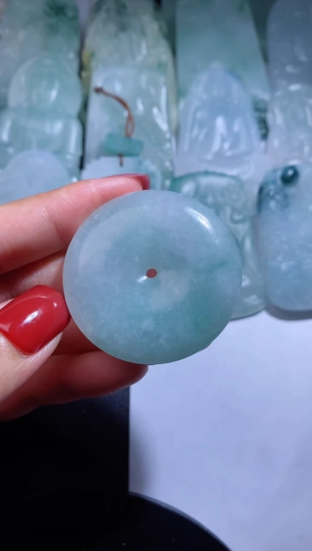 【闪购商品】定制翡翠未镶嵌毛货不支持退换付款后联系客服确认抛光