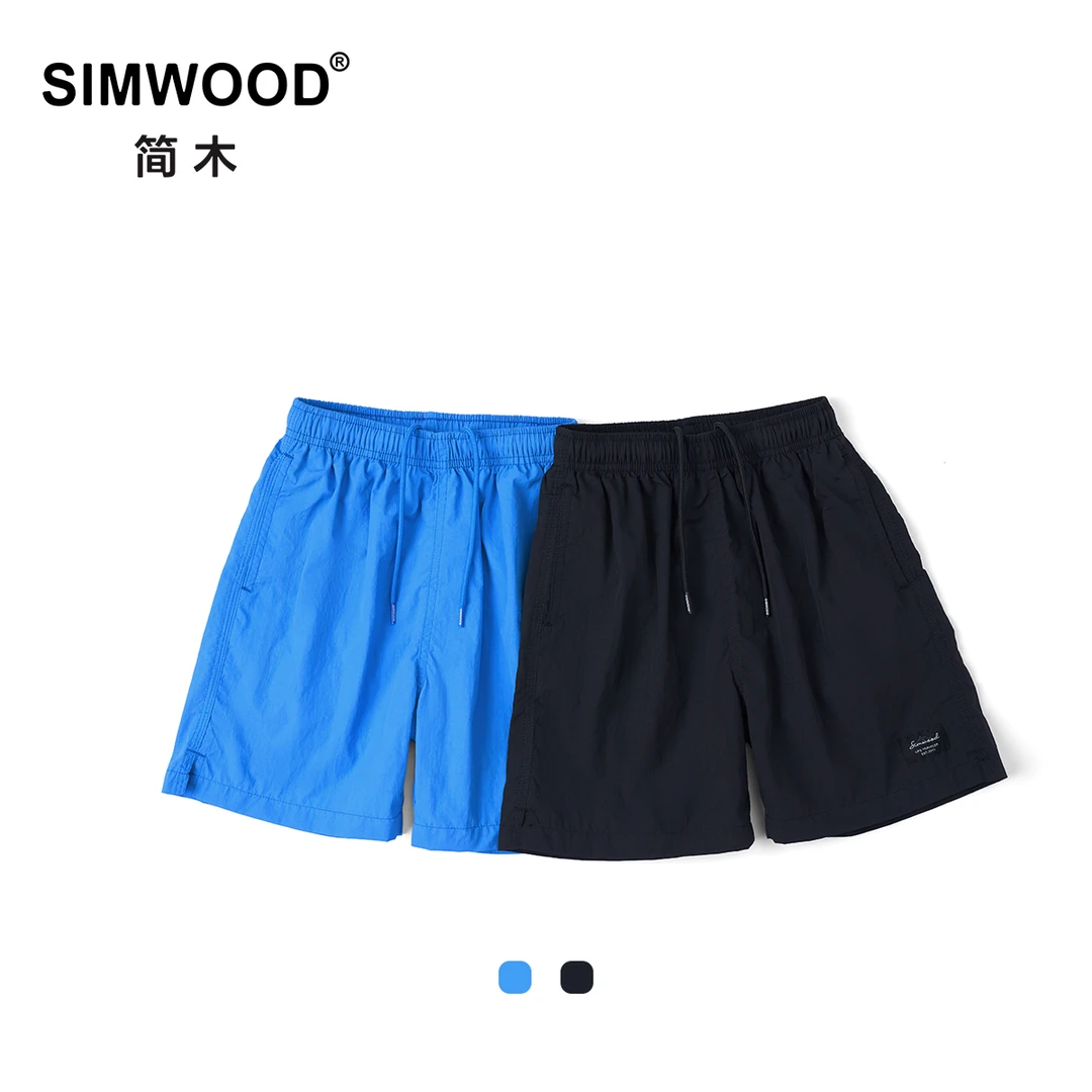 SIMWOOD/简木【宽松版型】儿童户外沙滩薄款五分沙滩男短裤SM210256