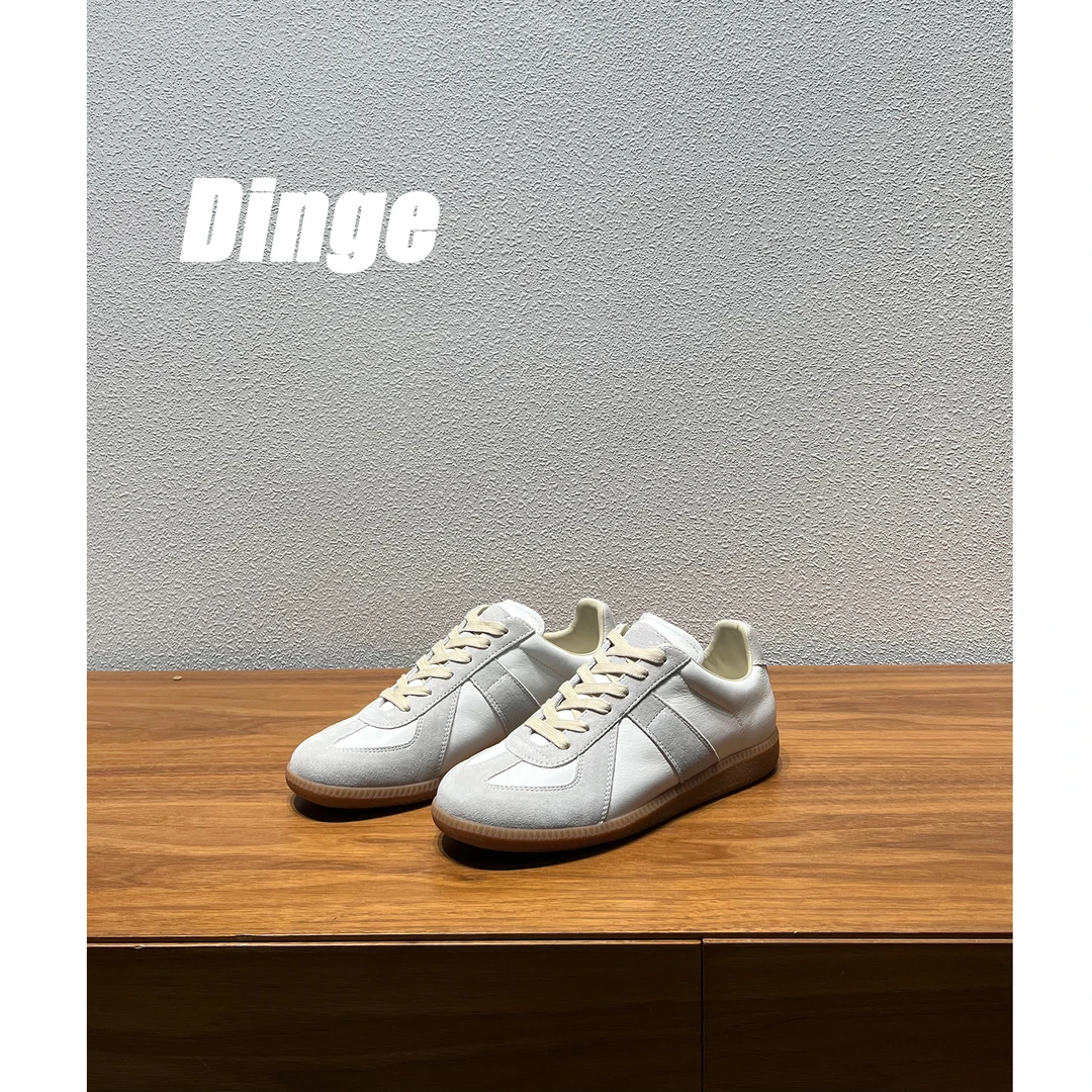 【DinGe】日系百搭厚底德训鞋男女2024新品小众设计低帮情侣休闲鞋