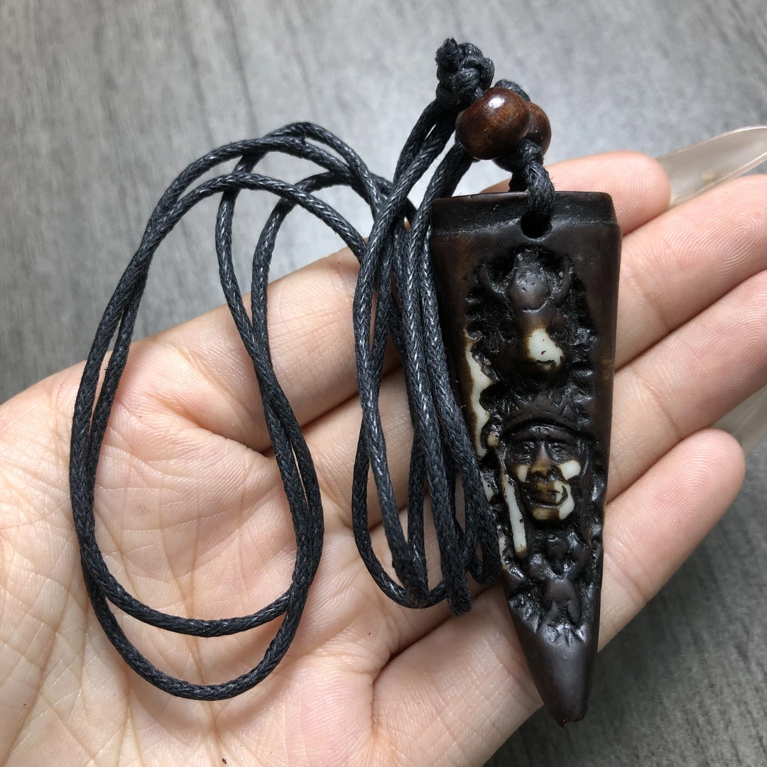 非金属树脂吊坠 104复古藏式印第安人吊坠挂件