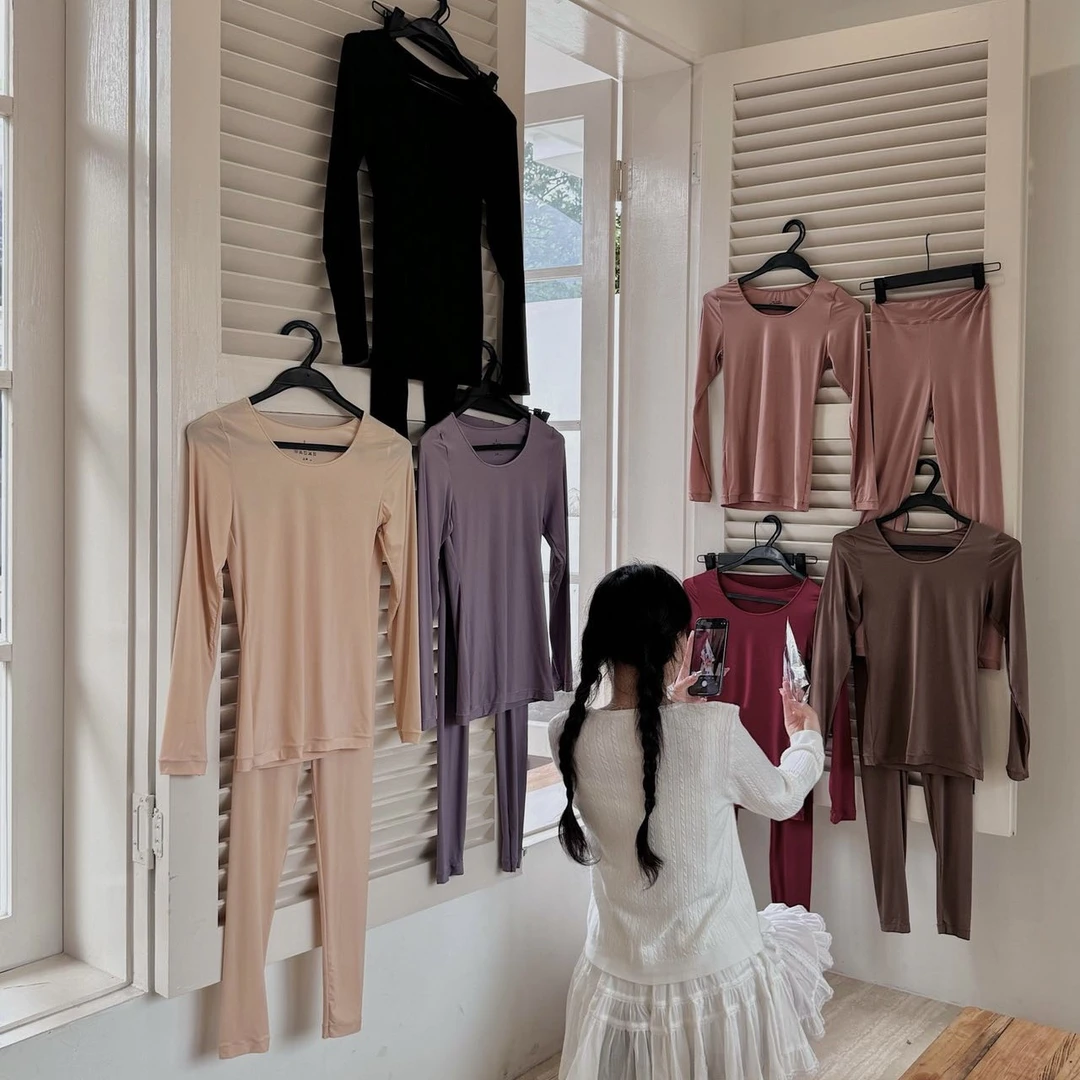 【韩国订单】520玻尿酸热皮肌肤底衣套装保暖衣