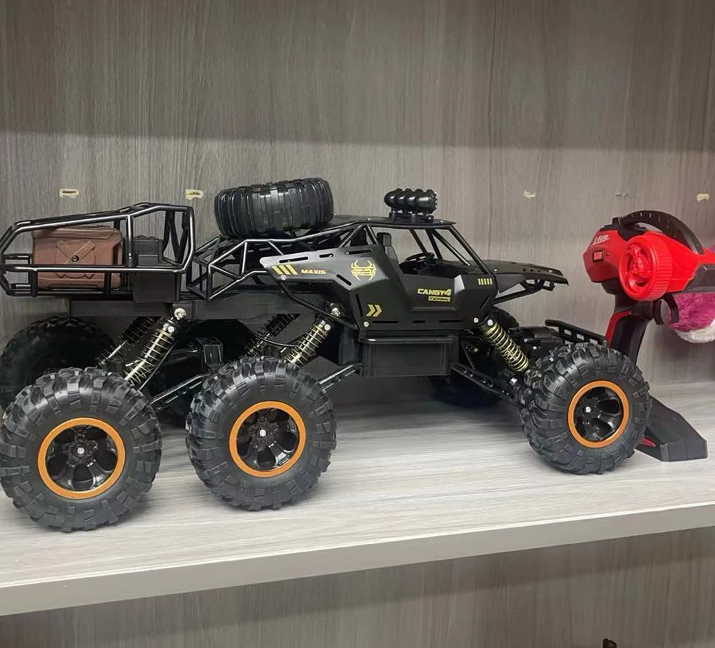 [充电礼盒款]六轮合金版越野攀爬遥控车玩具科学实验