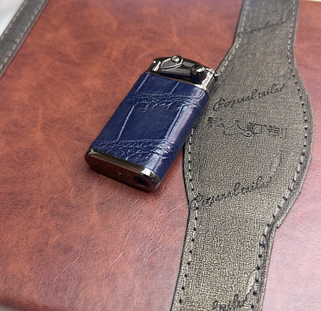 轻奢鳄鱼皮男士纯手工打造鳄鱼皮男人必备玩具 自用送礼时尚推荐