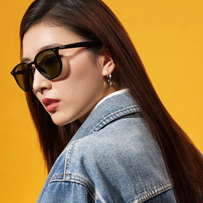 雷朋RayBan个性网红太阳镜百搭防紫外线多边形时尚墨镜0RB4306F