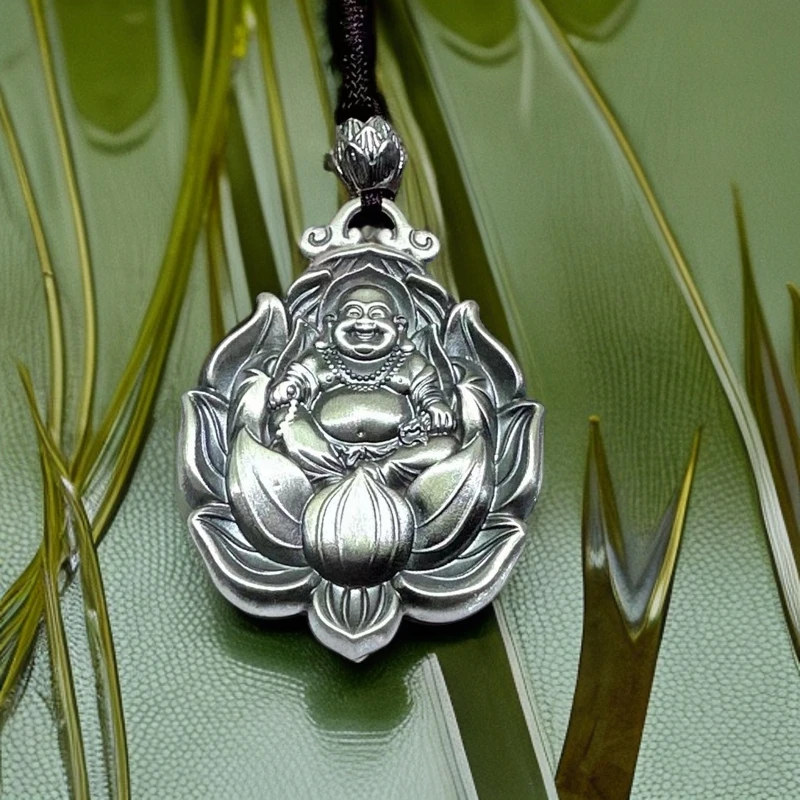 吊坠足银 （老银工厂4店）精品时尚佛公吊坠