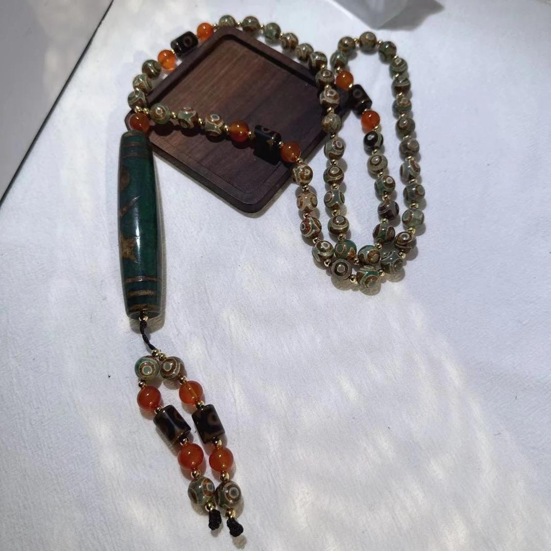 (老银工厂4号店)  M48  精品时尚日月星辰毛衣链