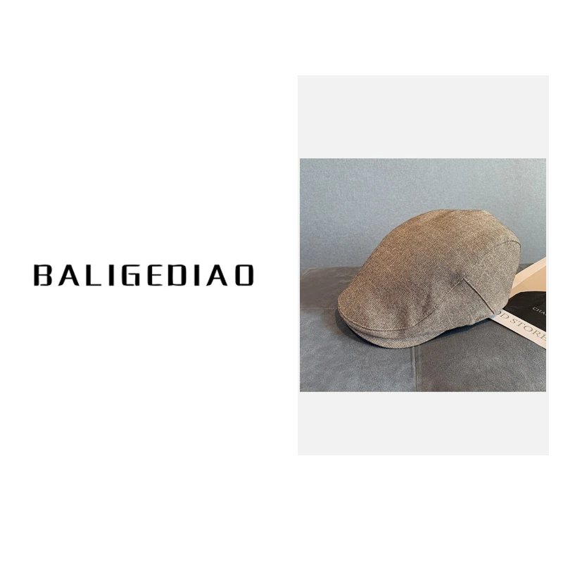 复古英伦百搭鸭舌帽-23120
