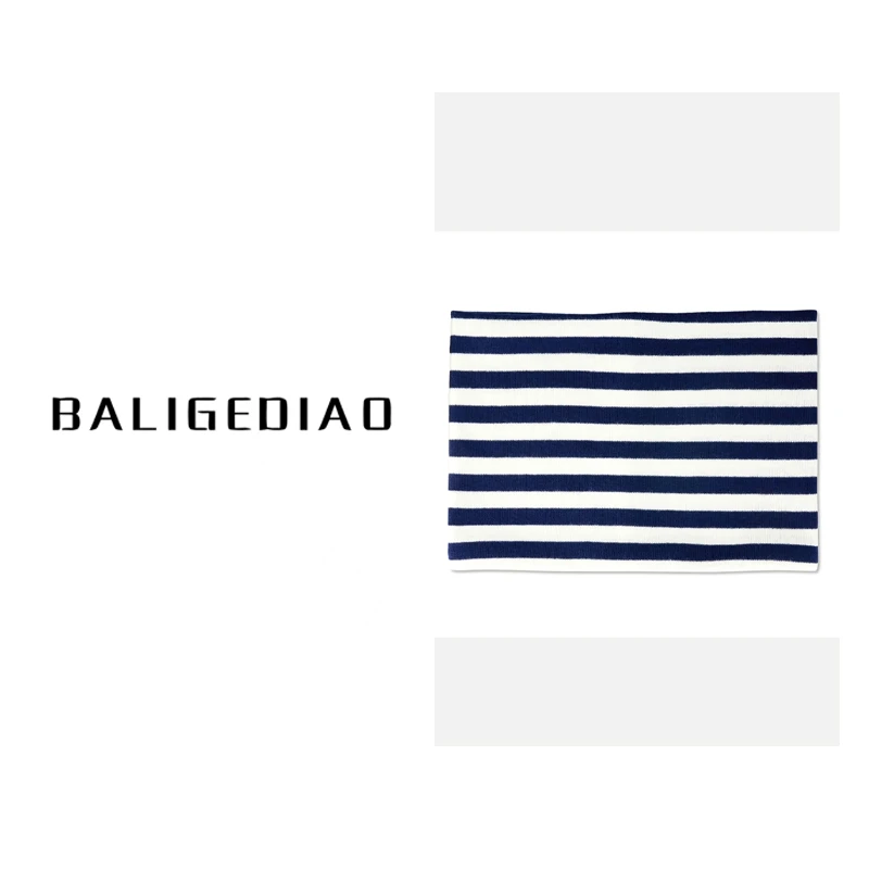 【笆黎格调】法式优雅条纹围套23341