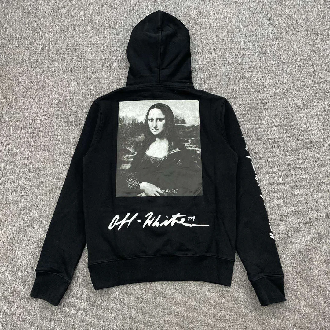 (jpy)Off White ow 蒙娜丽莎印花帽衫 S码 /99新/