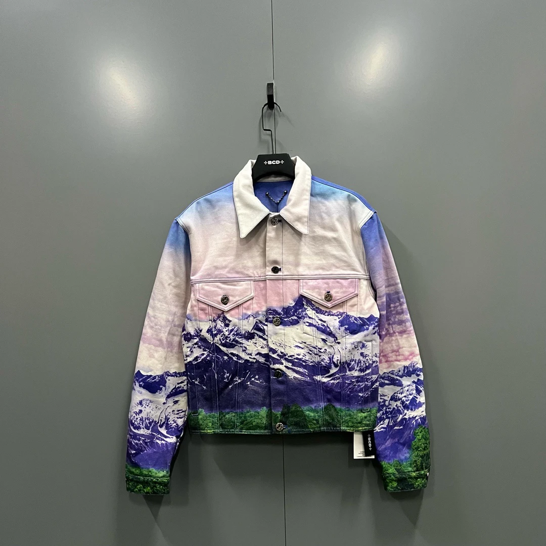 (jp)128 LV 风景牛仔外套 48码/全新/公价22400/吊牌