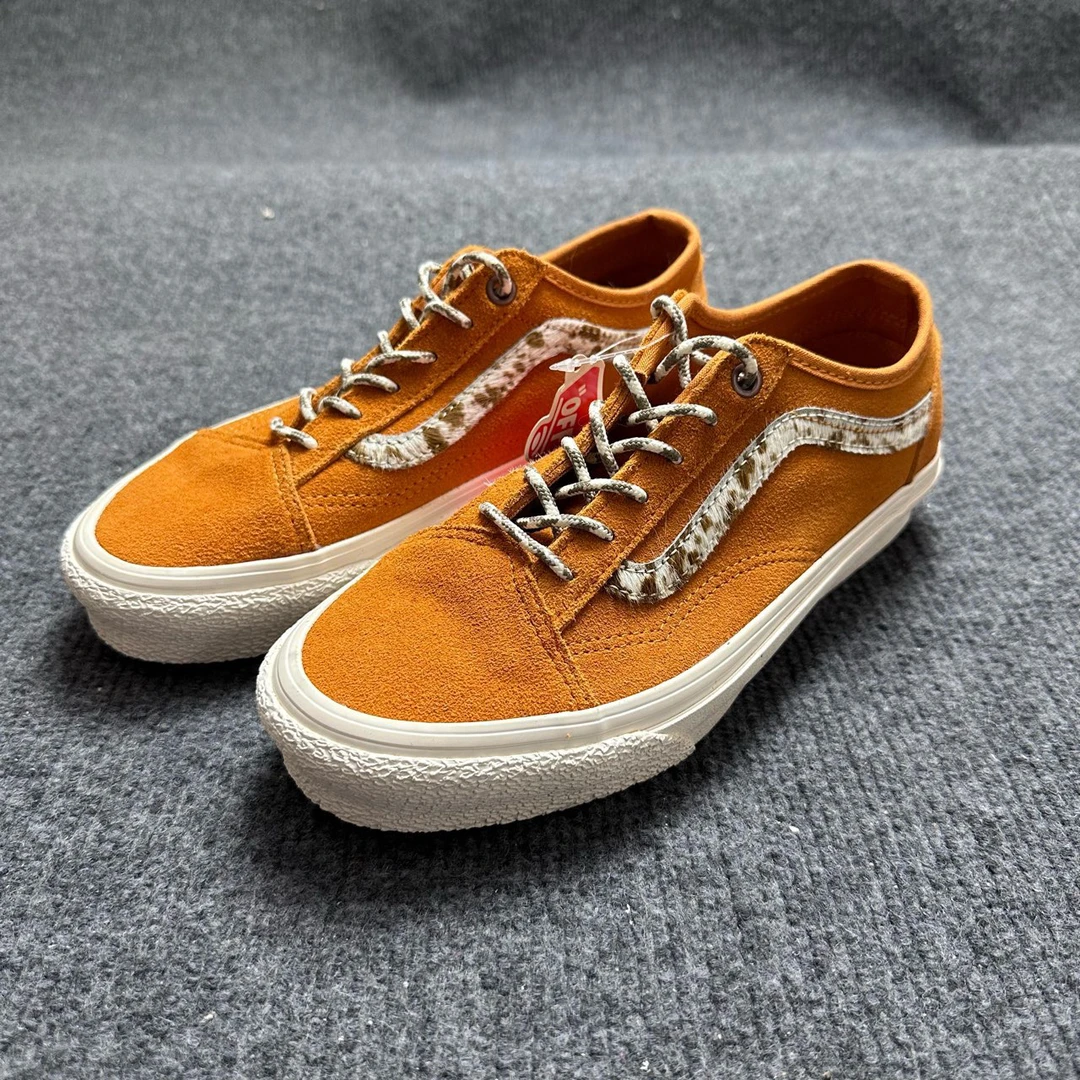 Vans Old Skool 低帮板鞋 橙色 配盒 4F4A48