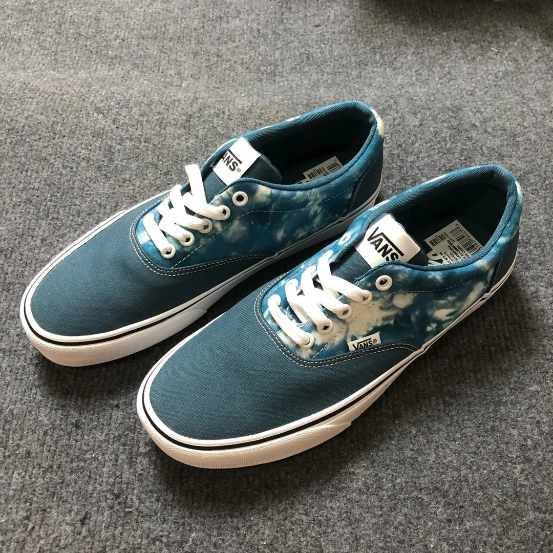 42码 Vans 扎染 休闲低帮 板鞋 蓝色 配盒 HTWY6z