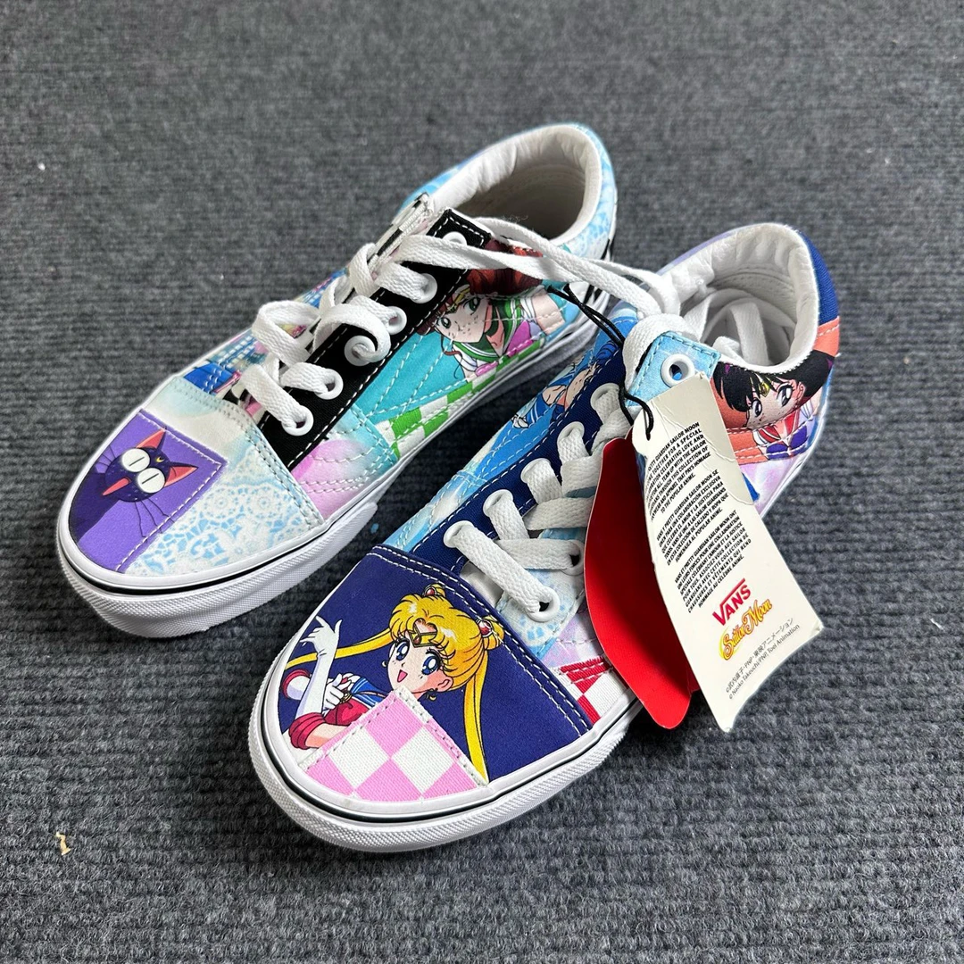 37码 vans Old Skool Patchwork 联名款 板鞋 彩色 配盒 5U7448