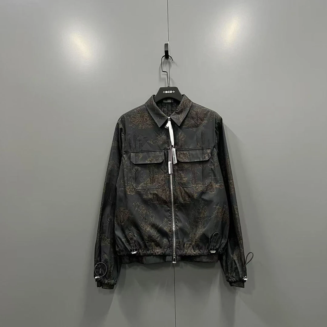 (jp) 一口价 Dior 迪奥 TS 拉链翻领仙人掌夹克46-52全新