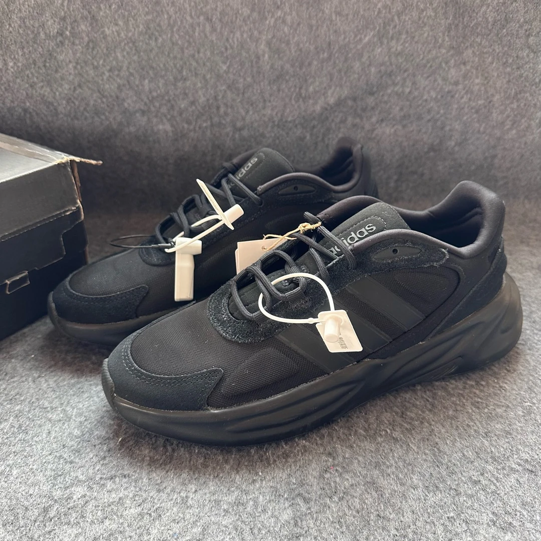 adidas Cloudfoam Ozelle 休闲跑步鞋 黑色 原盒 GX6767
