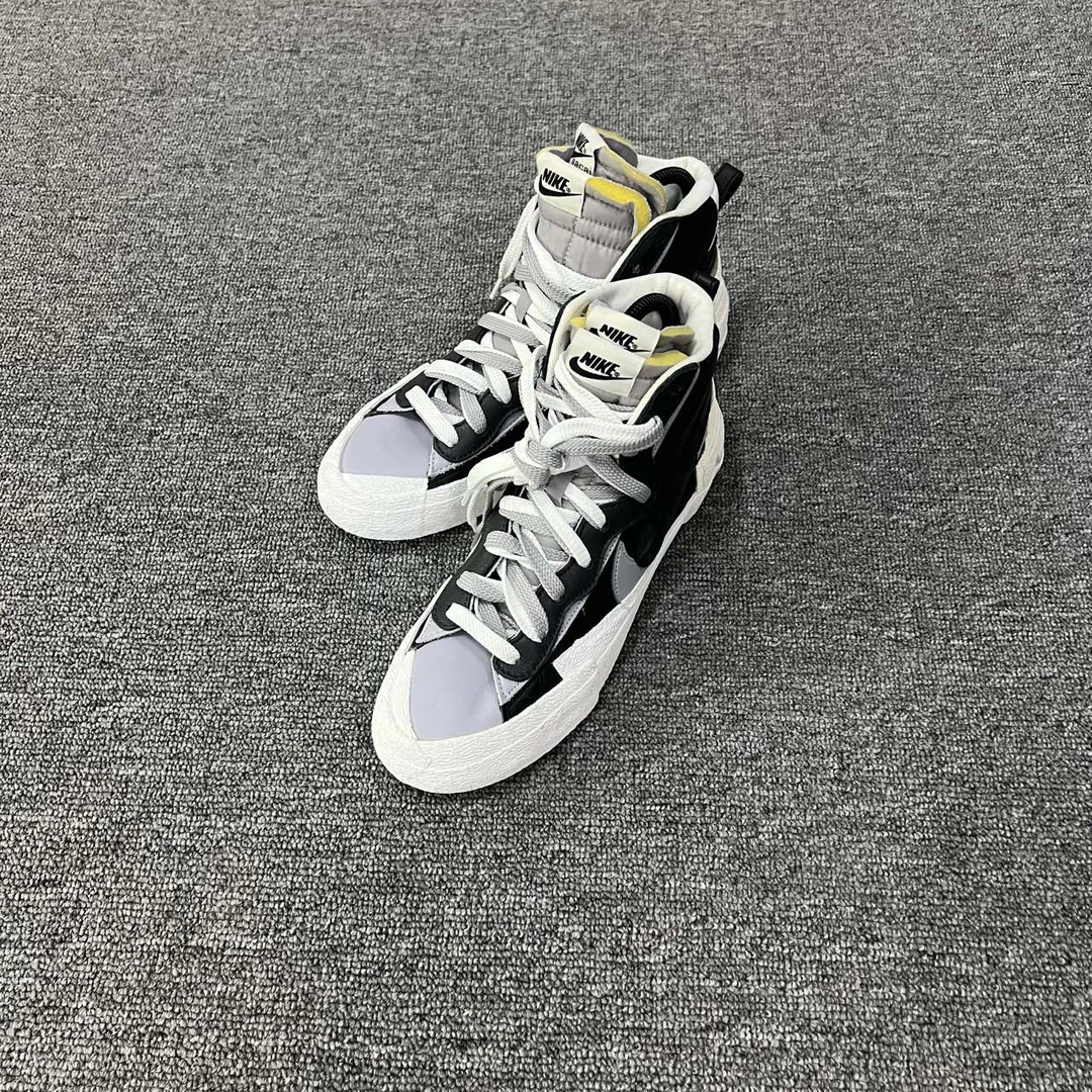 （jp）Sacai × Nike Blazer 黑白解构中帮板鞋 41码/99新/公价999/