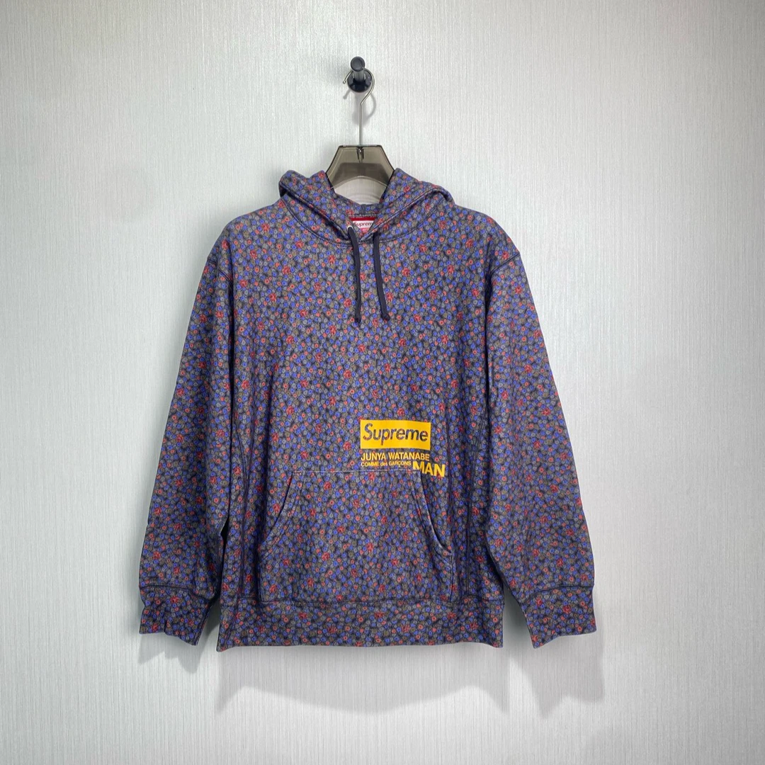 (pm)Supreme 21fw x JUNYA WATANABE 花卉帽衫 M码/99新/SN2280