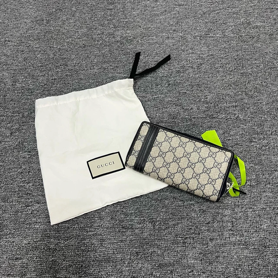 （jp）GUCCI 古驰 老花logo长款钱包 均码/98新/毒3588/无配件