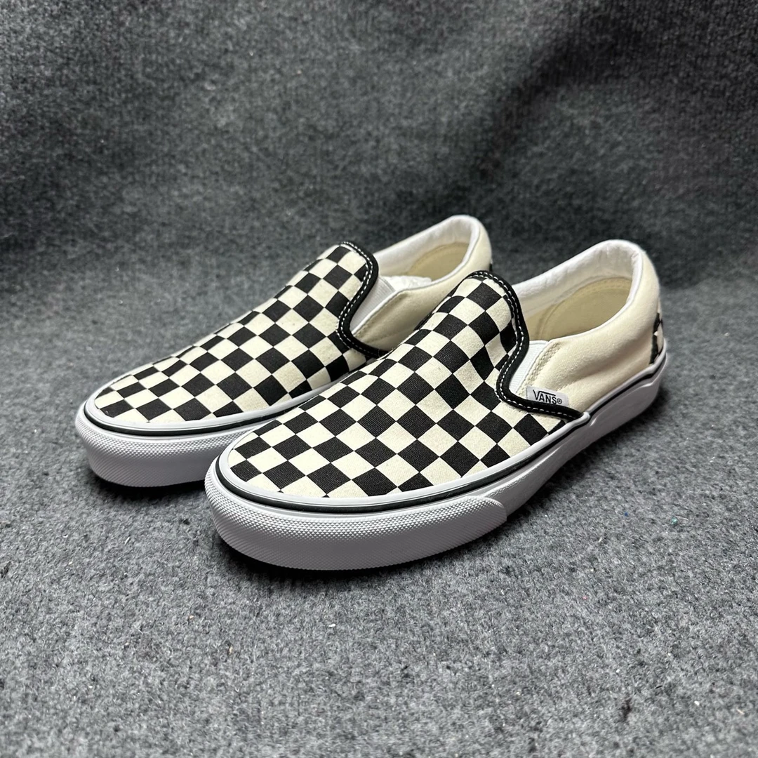 99新 VANS Vans 经典棋盘格 低帮板鞋 黑白 配盒 EYEBWW