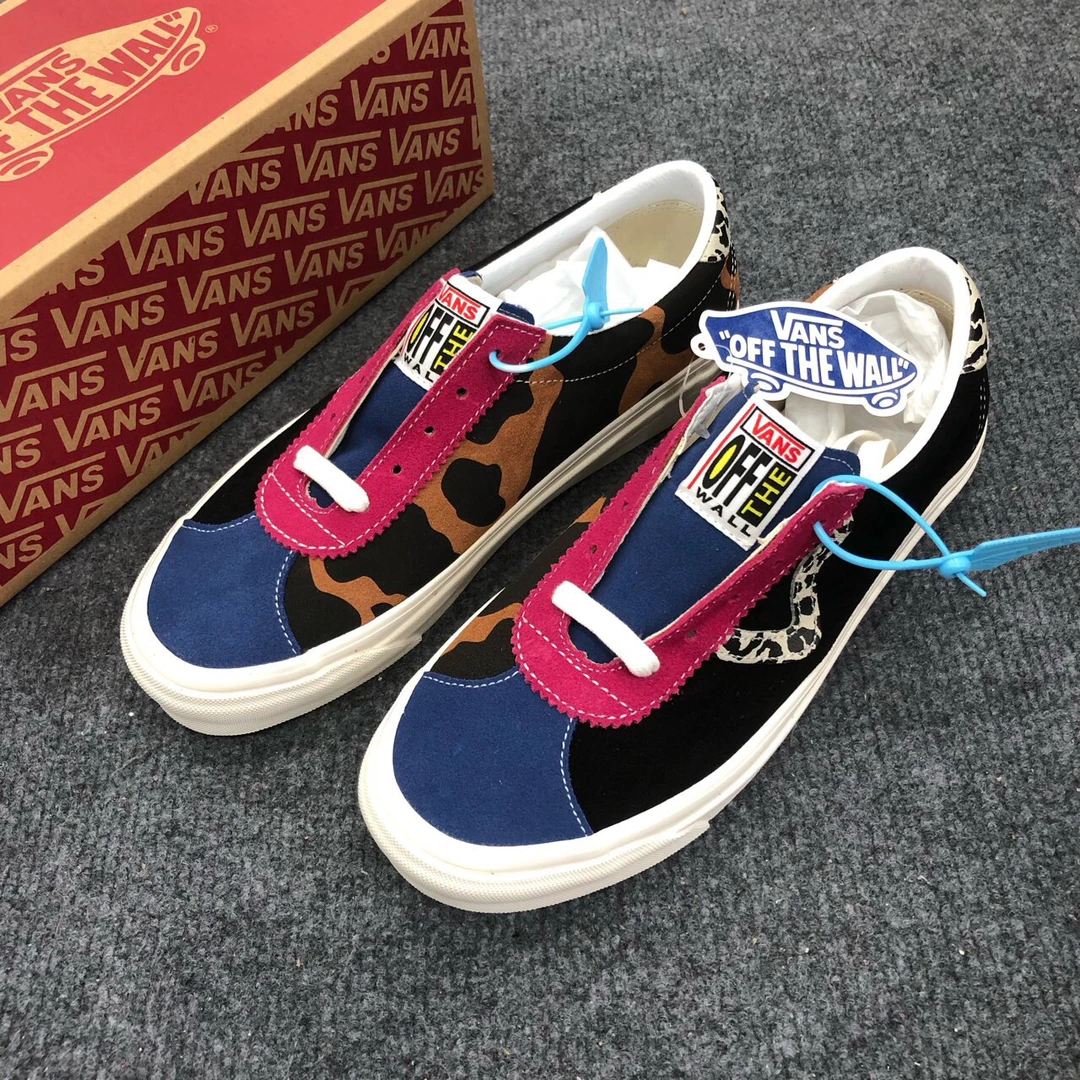 40.5码 Vans style 13 DX 低帮 板鞋 黑蓝红 原盒 WLQ96M