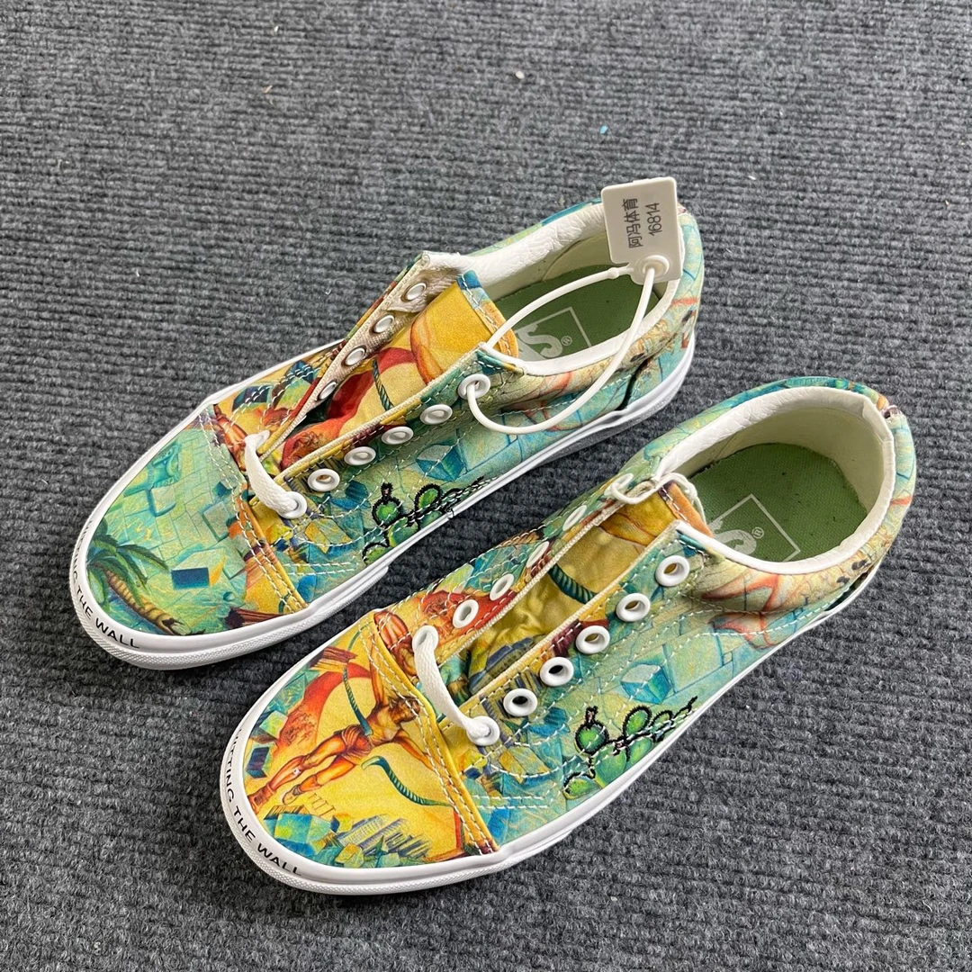 99新 VANS OS 洛杉矶当代艺术博物馆联名款 低帮板鞋 配盒 KRFYQ8