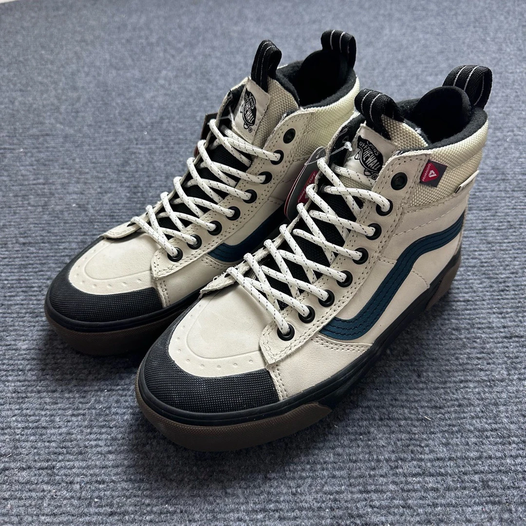 Vans SK8 潮流休闲 薄绒 高帮板鞋 白色 配盒 HZZBWQ