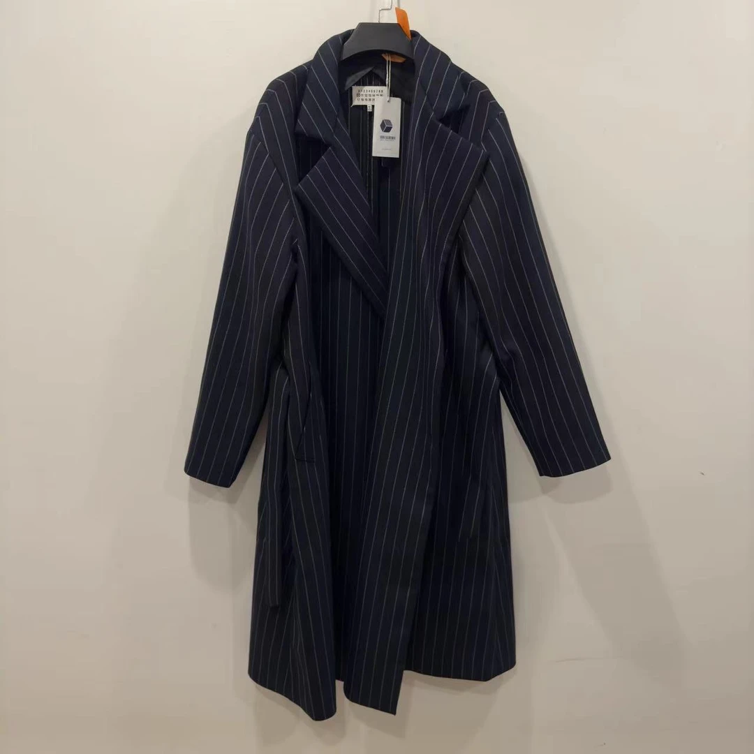 （pm）maison margiela 条纹 大衣 / 46码 / 99新 /