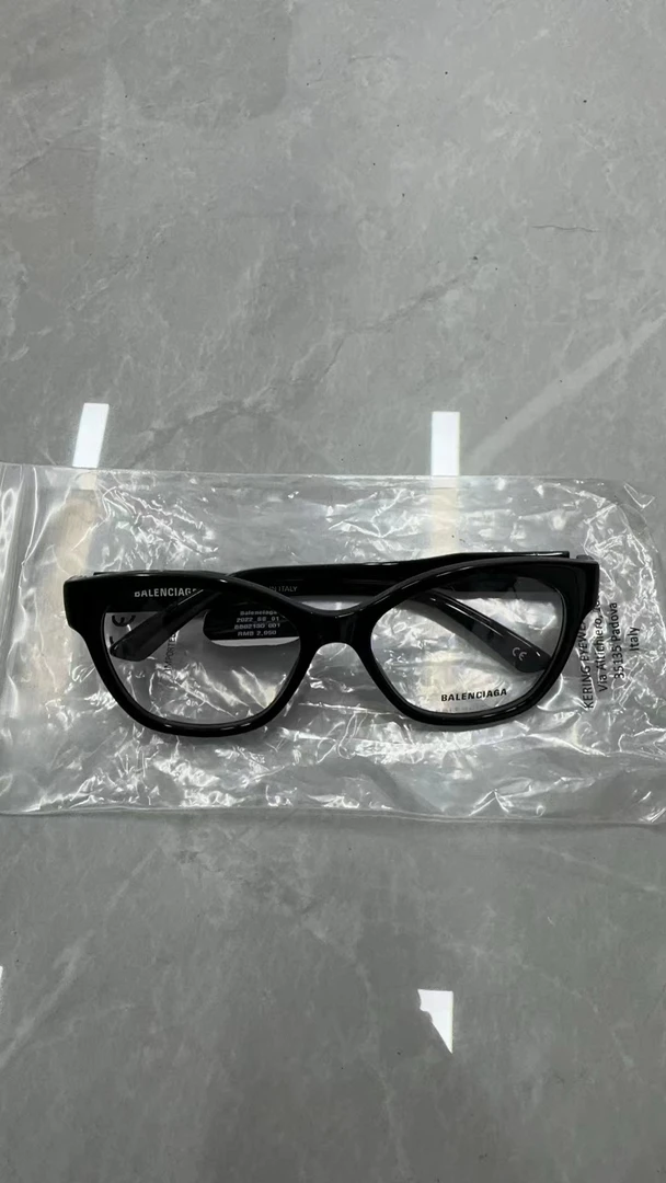 （pm）RT Balenciaga巴黎世家双B logo平光镜，全新可配度数