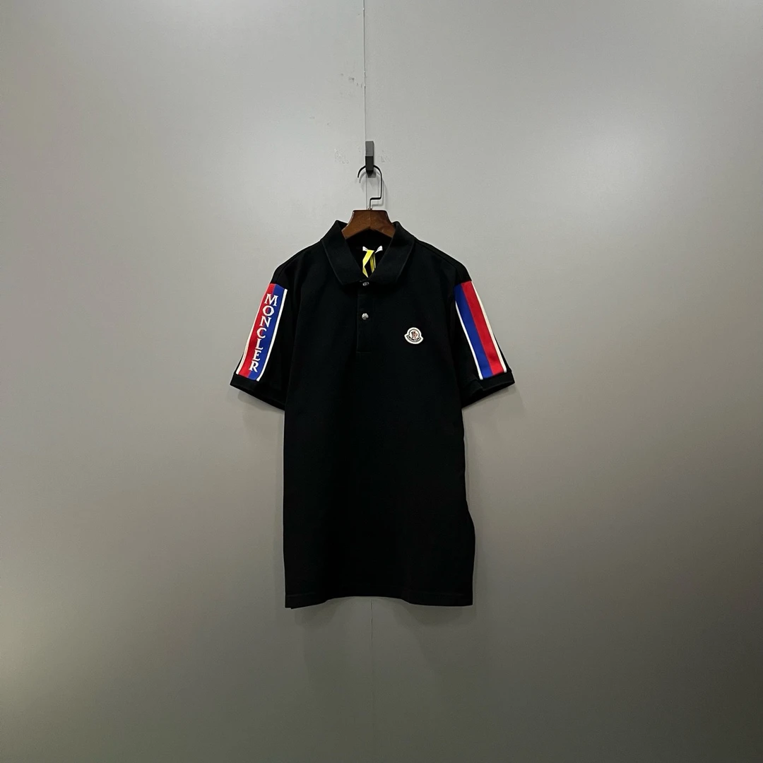 (jp)Moncler 蒙口 侧标条纹polo衫 M码/95新/公价5000/无配件