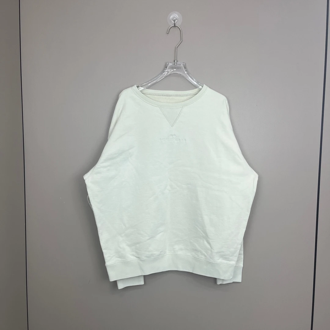 （pm）Maison Margiela 字母刺绣卫衣 s码9新公价5200 黄色污渍