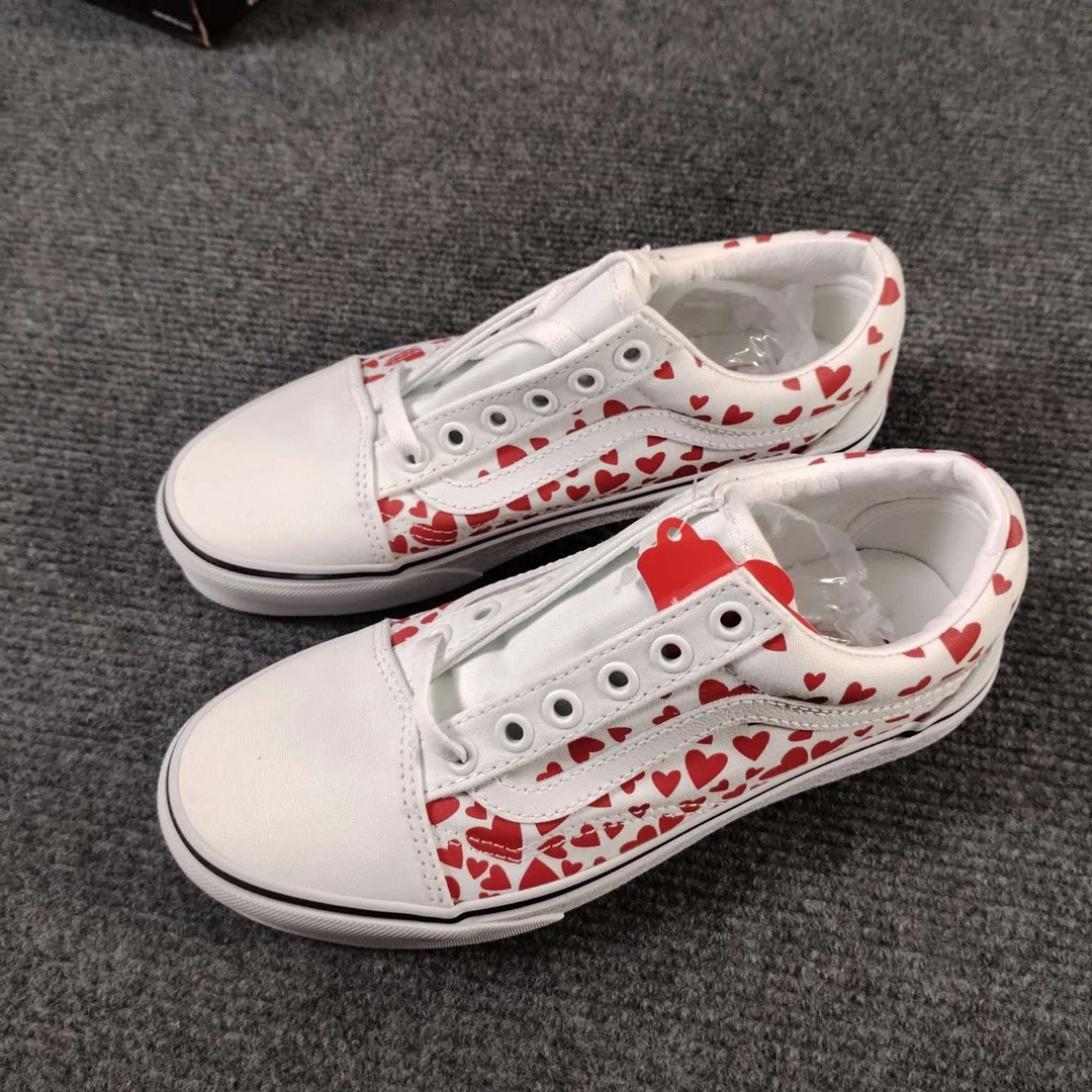 Vans Old Sklool 爱心印花 低帮 板鞋 wkt4s0