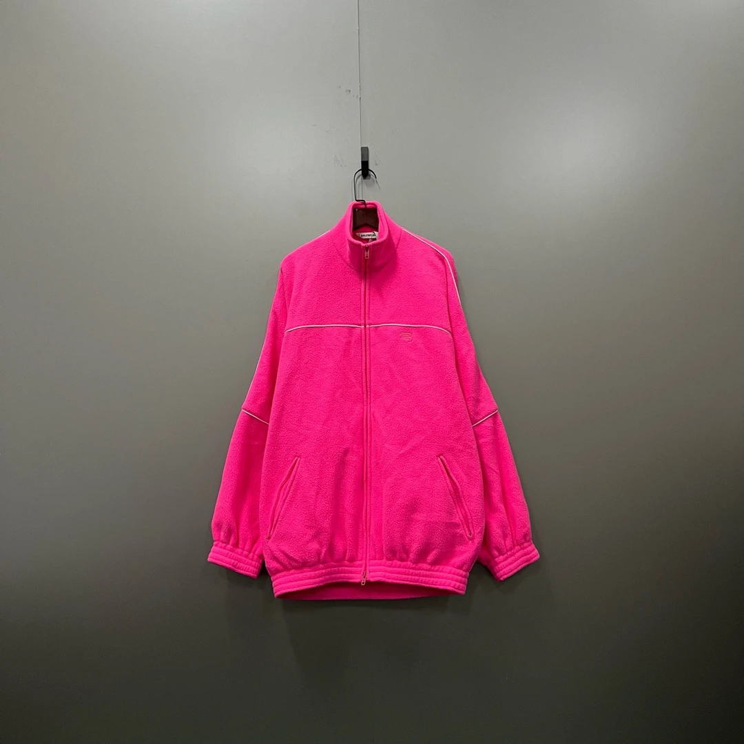 (lyh) Balenciaga 巴黎世家 粉色双钩刺绣logo外套 34码/95新/