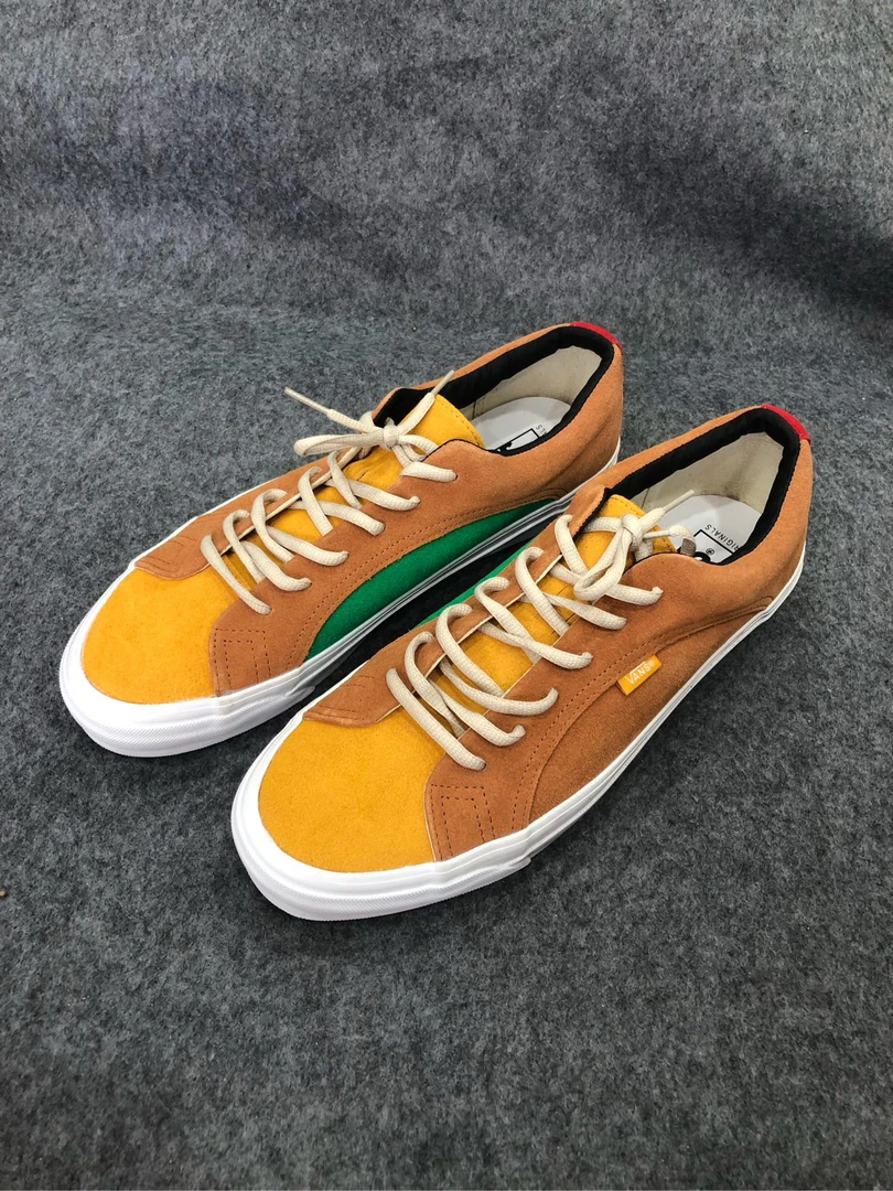 Vans Vault OG 防滑耐磨 低帮 板鞋 棕黄 配盒 Q4UB5X