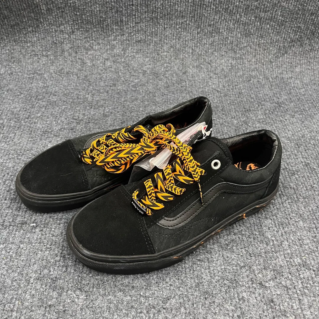 99新 VANS vans OS 艺术家联名款 低帮 板鞋 黑色 配盒 ZDFBLK