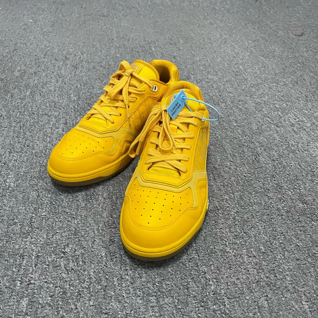 （jp）Dior 迪奥 B27 黄色板鞋 45码/95新/公价11500/无配件 fg20