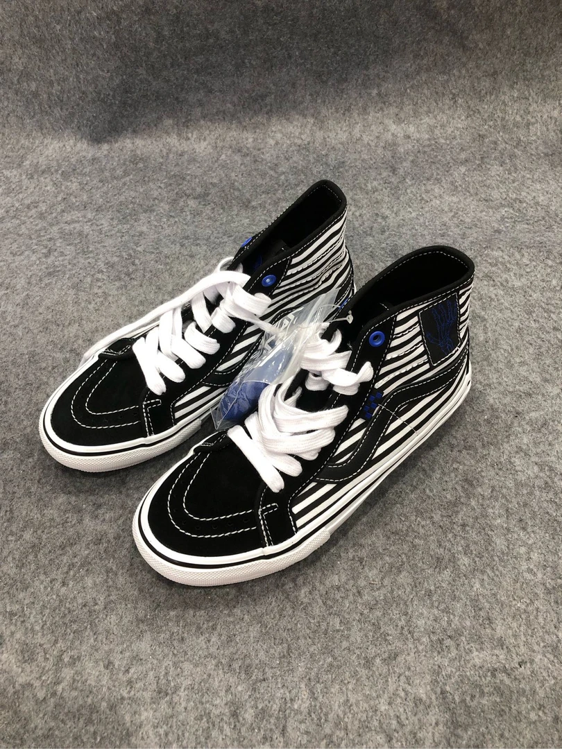 Vans Sk8 Breana 高帮 板鞋 黑白 配盒 KYBBA2
