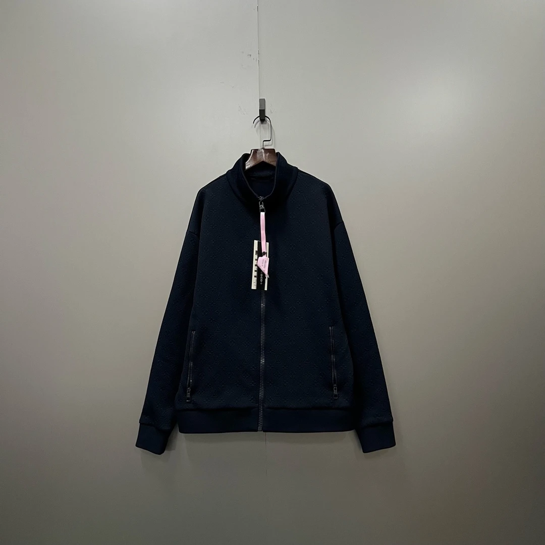 (jp) 杭州 Louis Vuitton lv藏青色暗纹老花外套L码95新公价15000