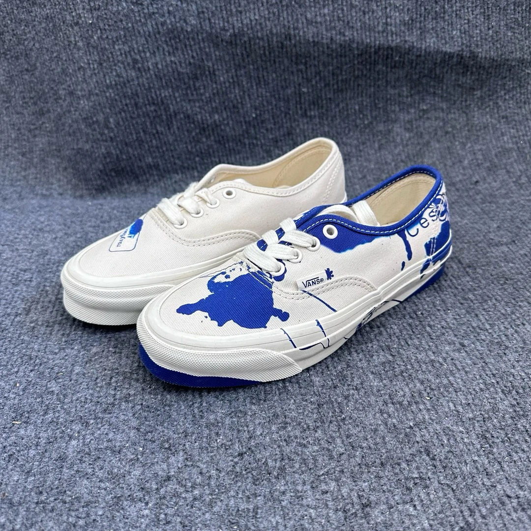 36码 vans OG Aut 联名款 低帮板鞋 白蓝 配盒 BV9BCC