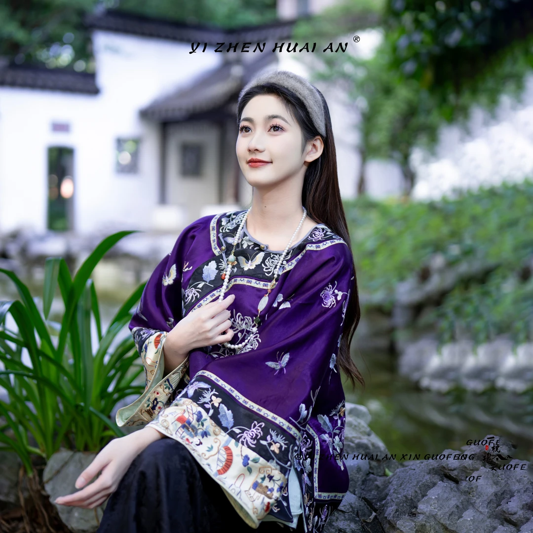 一枕槐安·【栩蝶】新中式重工刺绣原创设计复古一枕槐安国风女装